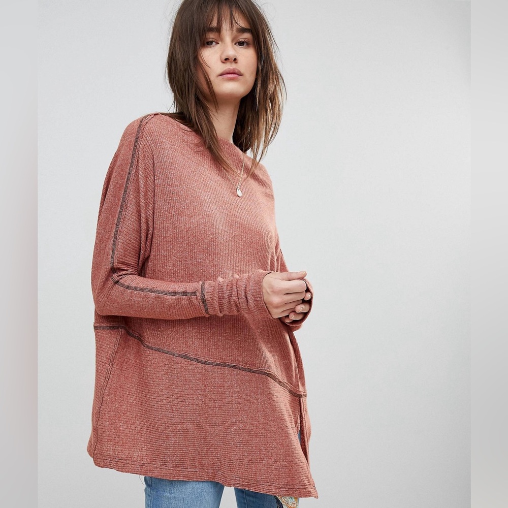 FREE PEOPLE London Town Thermal Long Sleeved Top